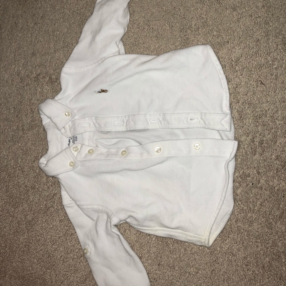 Long Sleeve Ralph Lauren Shirt (6m)